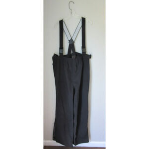 CARTHARTT Black Nylon XL Tall Suspender Leg Zip Water Repellent Reinforced Pants